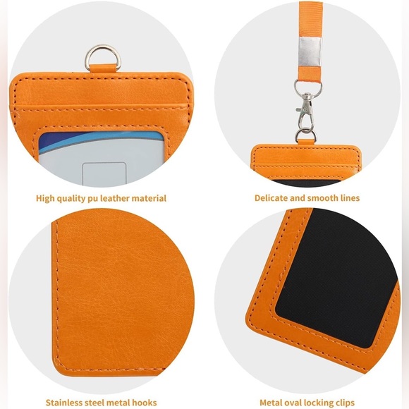 🌴Boutique ID Card Holder Lanyard - Picture 4 of 9